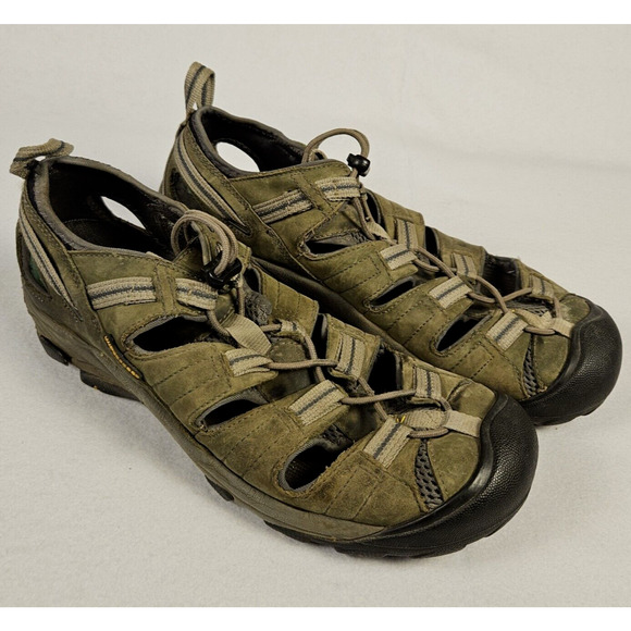 Keen Arroyo II Men 10 Travel Walking Sandal Waterproof Hiking Strap Leather Shoe main image 7